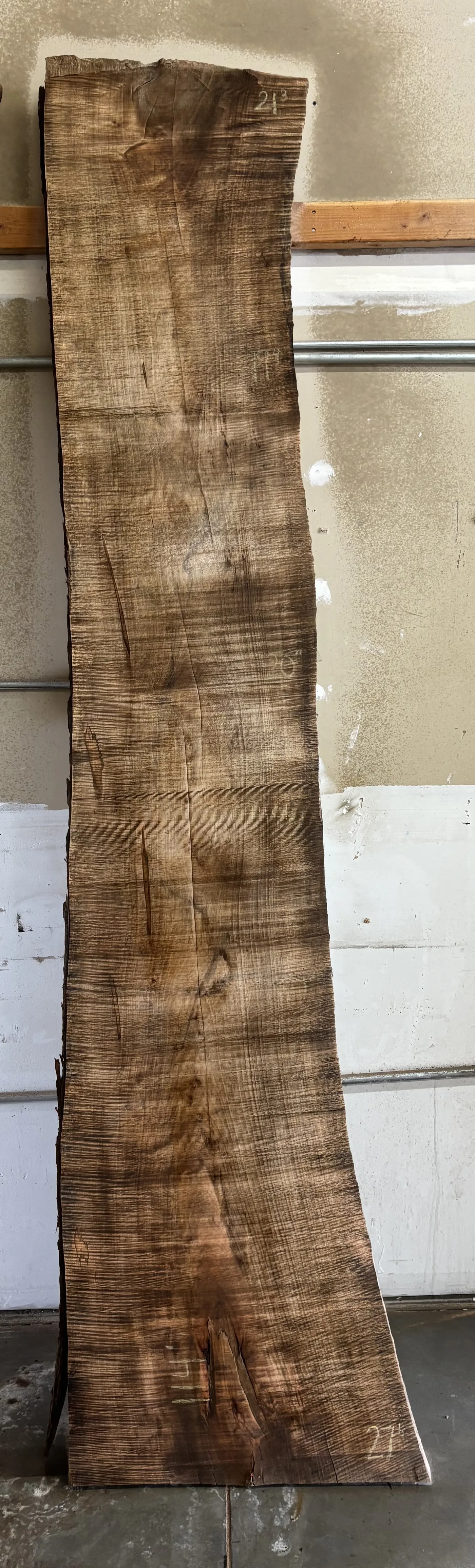 Maple Slab A — Maple live edge slab photo 2