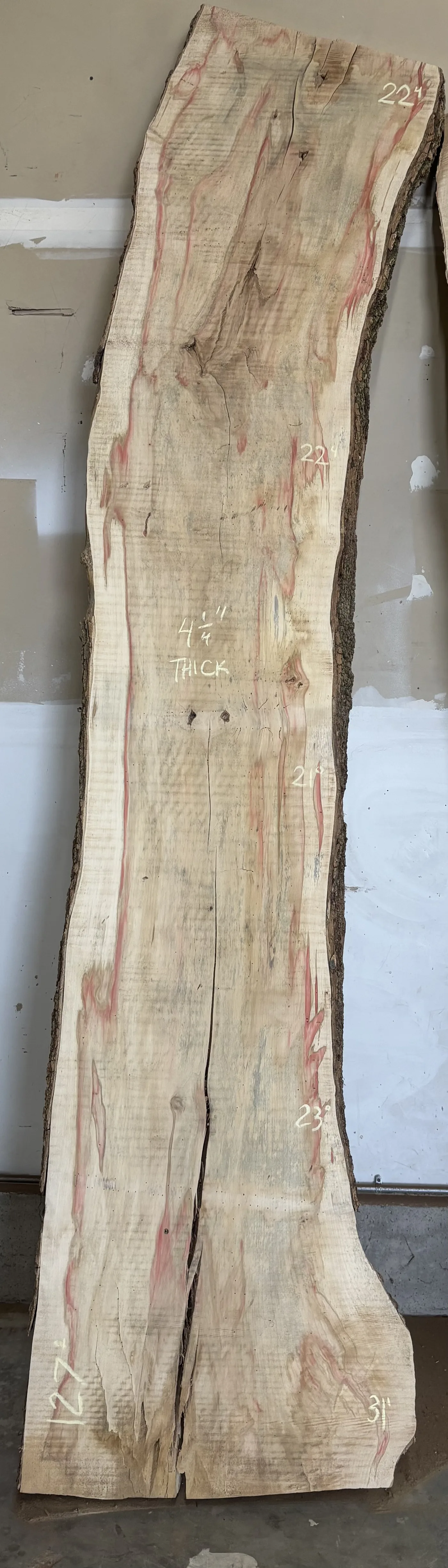 Flaming Box Elder Slab B — Specialty & Exotic live edge slab photo 1