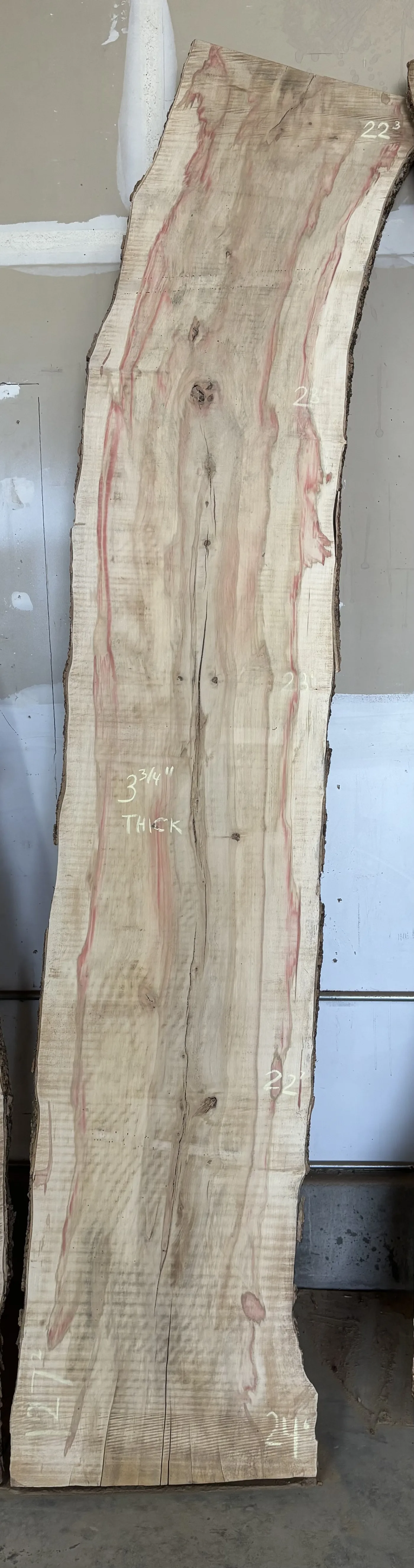 Flaming Box Elder Slab C — Specialty & Exotic live edge slab photo 1