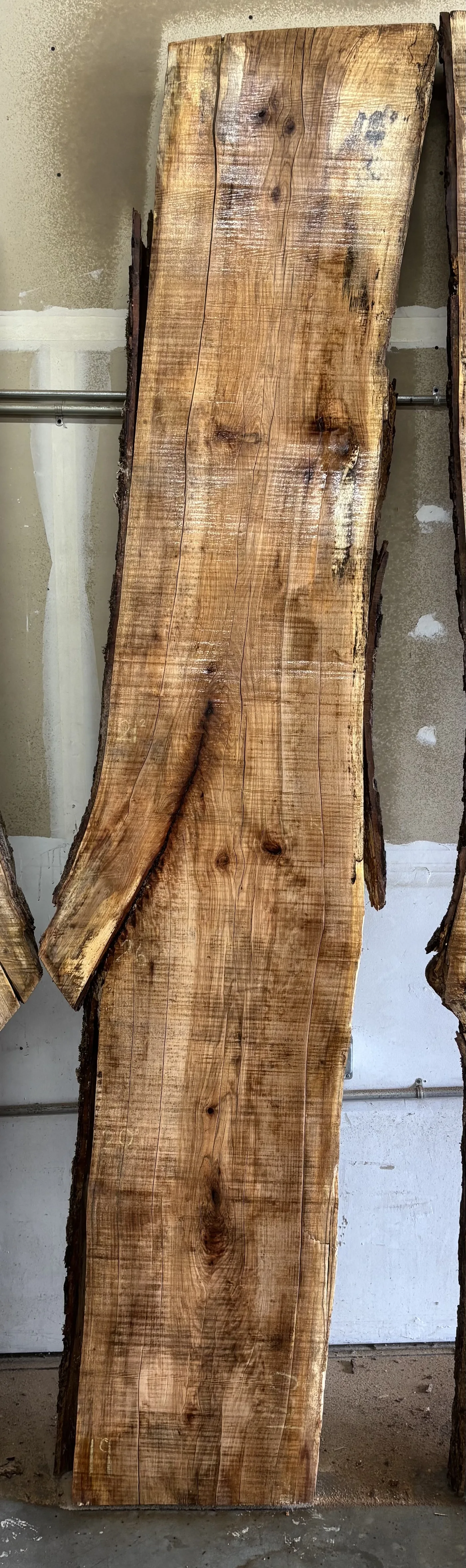 Hickory Slab B — Live Edge Slabs live edge slab photo 2