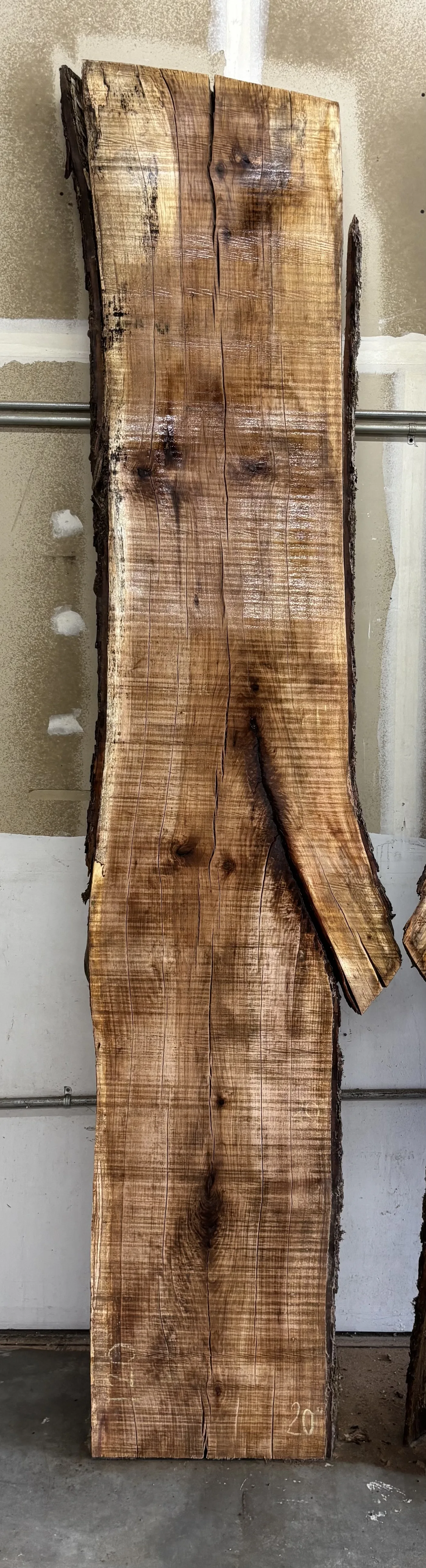 Hickory Slab A — Live Edge Slabs live edge slab photo 2