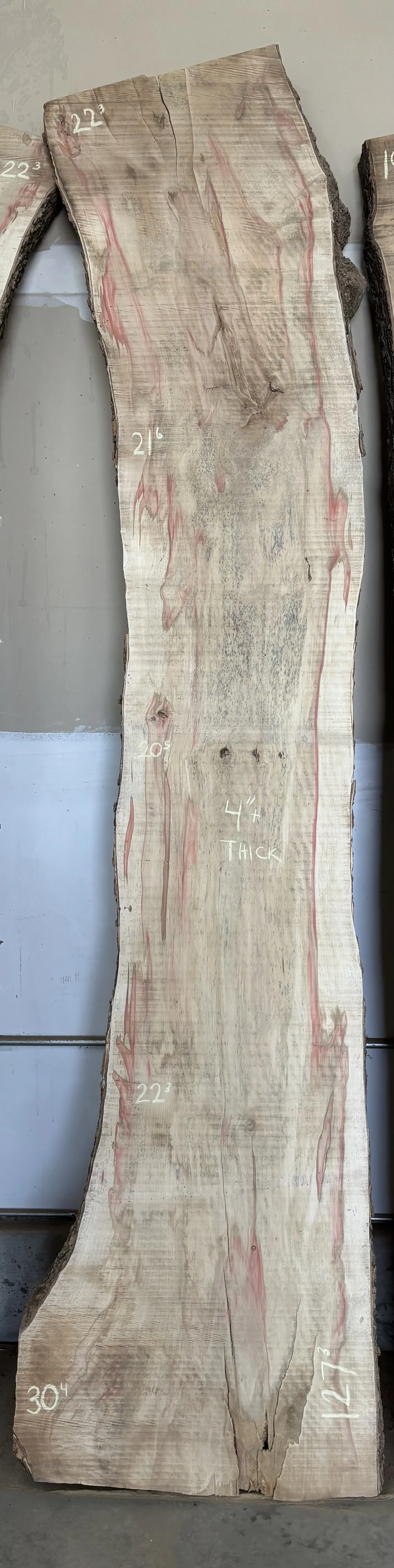 Flaming Box Elder Slab D — Specialty & Exotic live edge slab photo 1