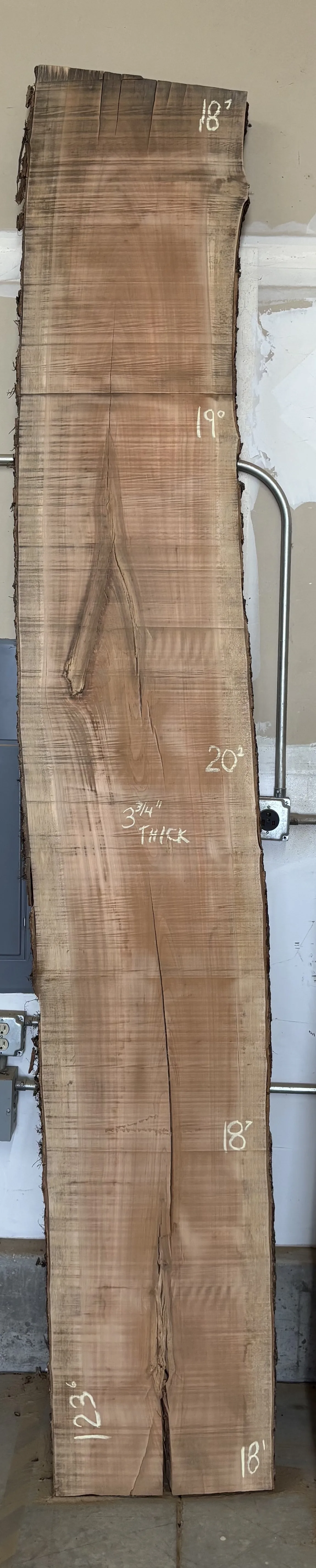 Cherry Slab C — Cherry live edge slab photo 1