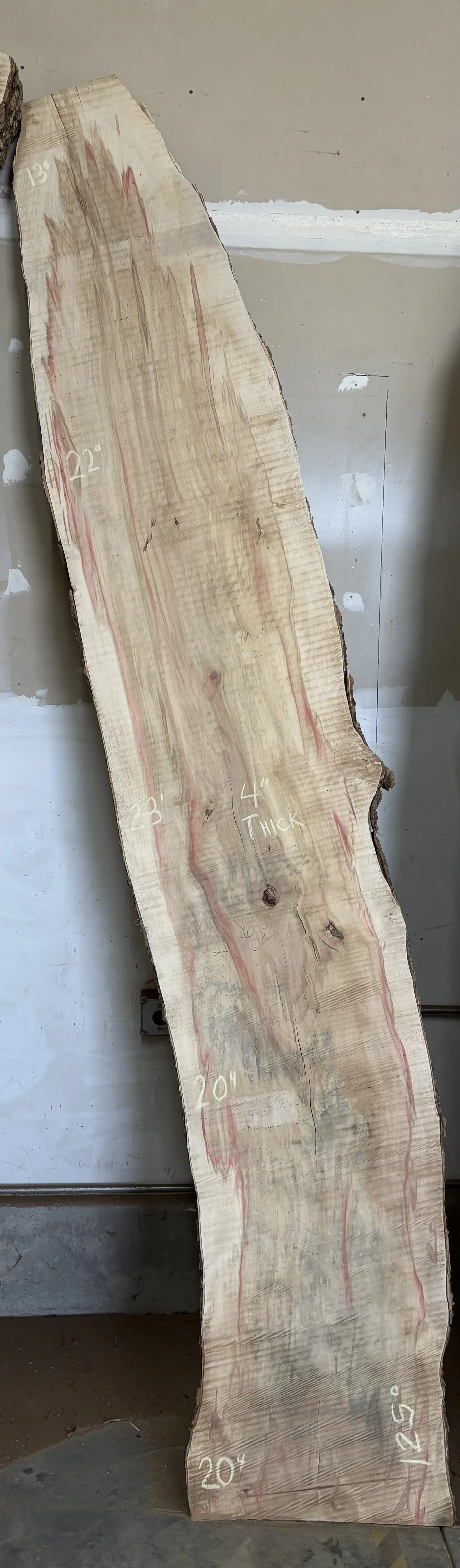 Flaming Box Elder Slab A — Specialty & Exotic live edge slab photo 1