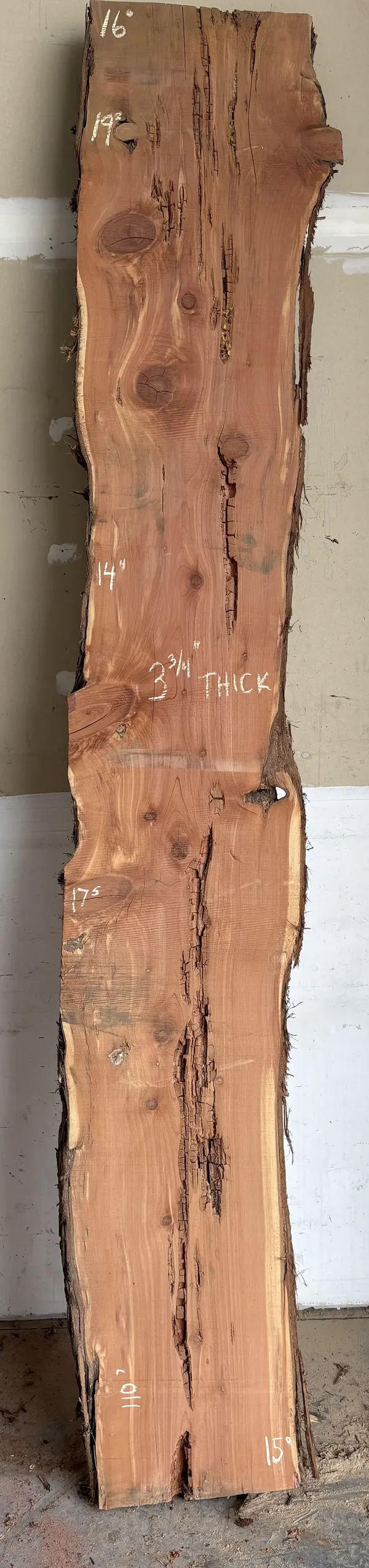 Cedar Slab C — Cedar live edge slab