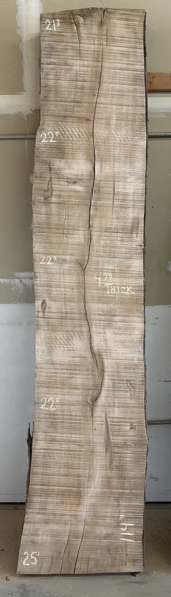 Maple Slab C — Maple live edge slab