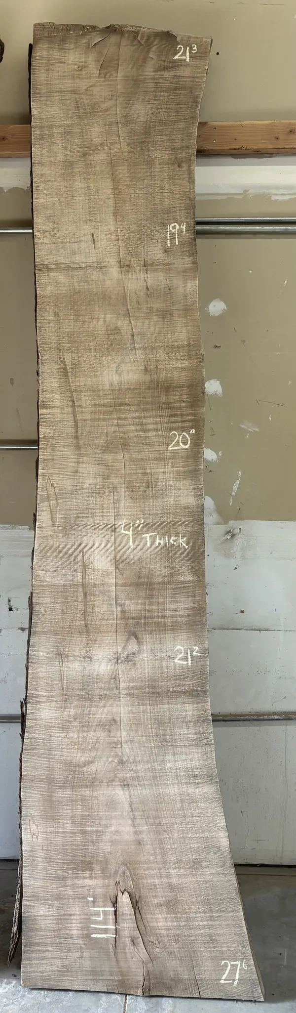 Maple Slab A — Maple live edge slab